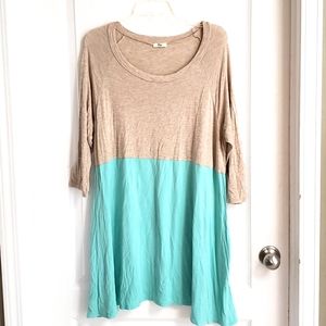 Color Block tunic